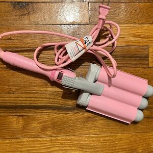 Pink mermade pro hair waver 1.25”